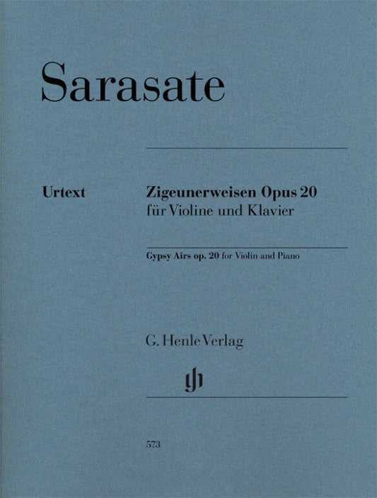 Sarasate Gypsy Airs Op 20 Violin/Piano Accompaniment Henle HN573