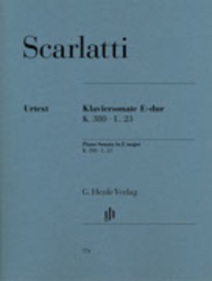 Piano Sonata K 380 L 23 - Scarlatti Urtext Edition for Piano Solo, Moderate Difficulty, Teaching Resource