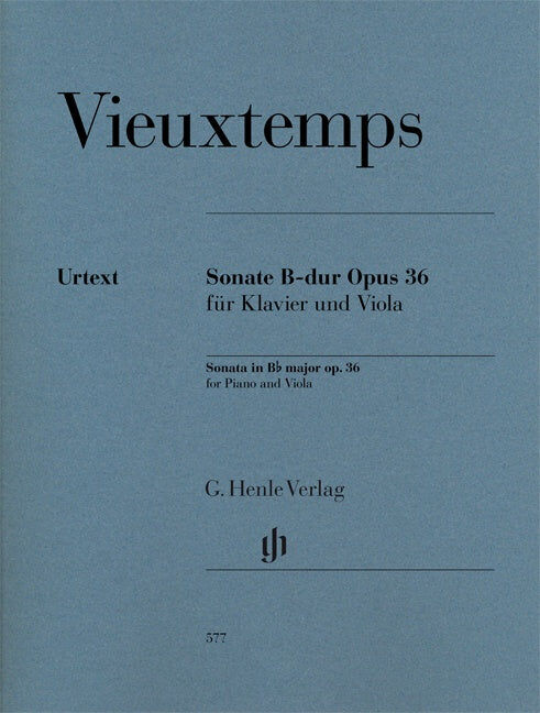 Sonata Op 36 for Viola and Piano - Urtext Edition