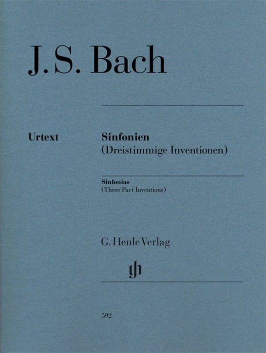 J.S. Bach: Sinfonias (Three-Part Inventions), BWV 787–801 — Piano (G. Henle Verlag)