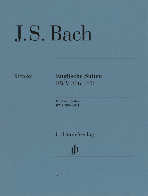 Bach - English Suites BWV 806-811 Urtext Edition for Piano