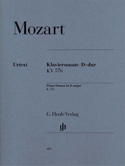 Mozart Piano Sonata D Major K 576 Urtext for Piano Solo by G. Henle Verlag — view 2