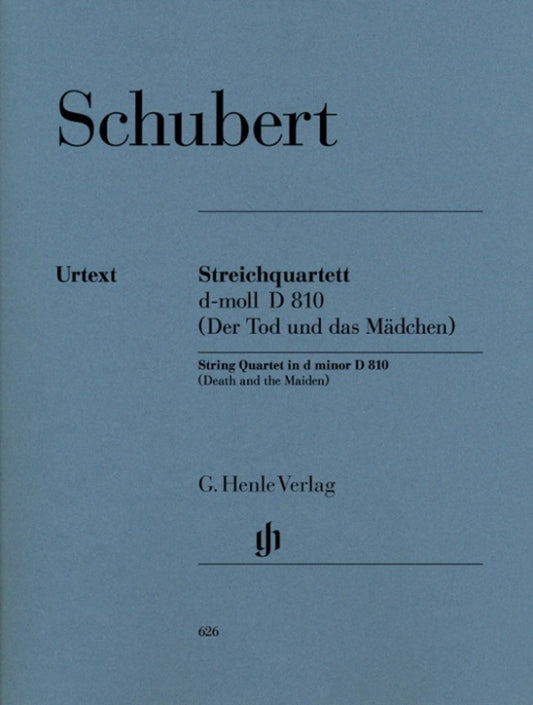 String Quartet D Min D810 2Violin Viola Vc (Set Of Parts) Book