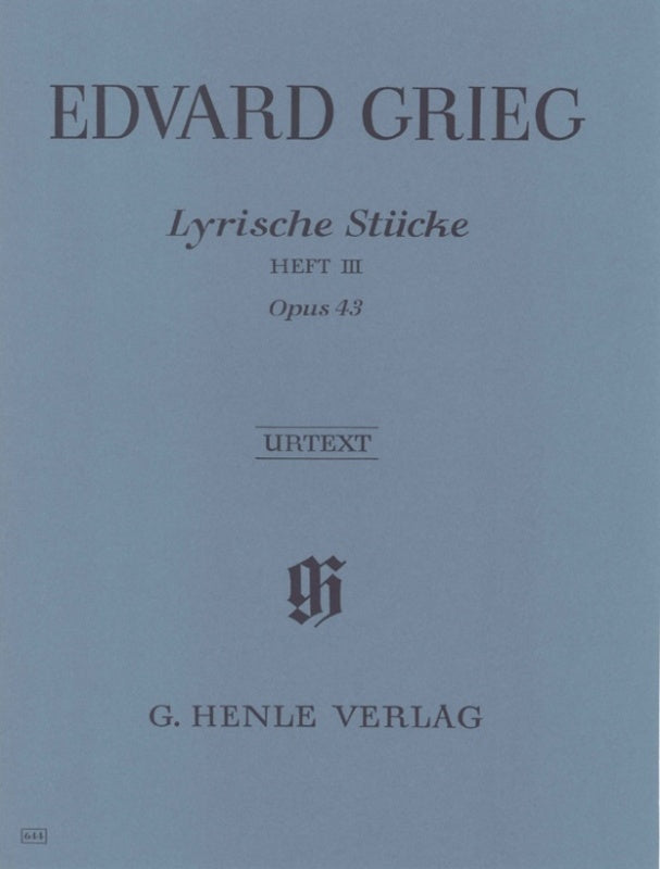 Lyric Pieces Op 43 Urtext (Softcover Book)