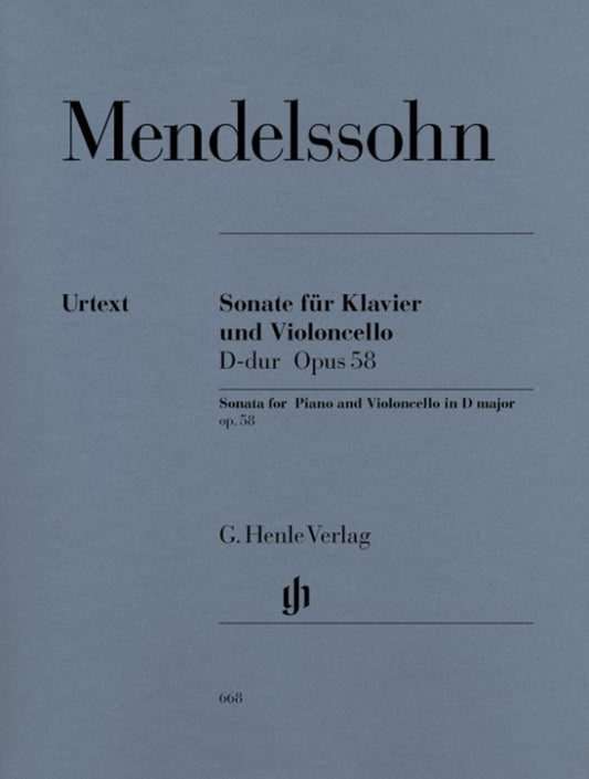 Sonata Op 58 D Vc/Piano (Softcover Book)