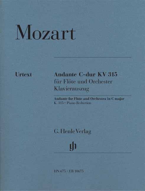 Mozart - Andante K 315 for Flute and Piano Urtext Edition — view 2