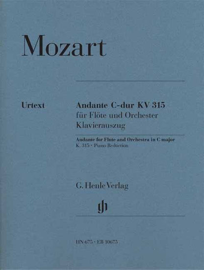 Mozart - Andante K 315 for Flute and Piano Urtext Edition — view 2