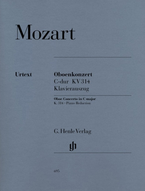 Mozart - Concerto C Major K 314 Oboe/Piano Urtext (Softcover Book)