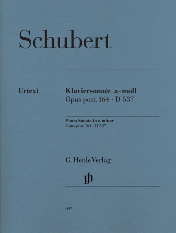 Schubert - Sonata Op Post 164 A Min (Softcover Book)