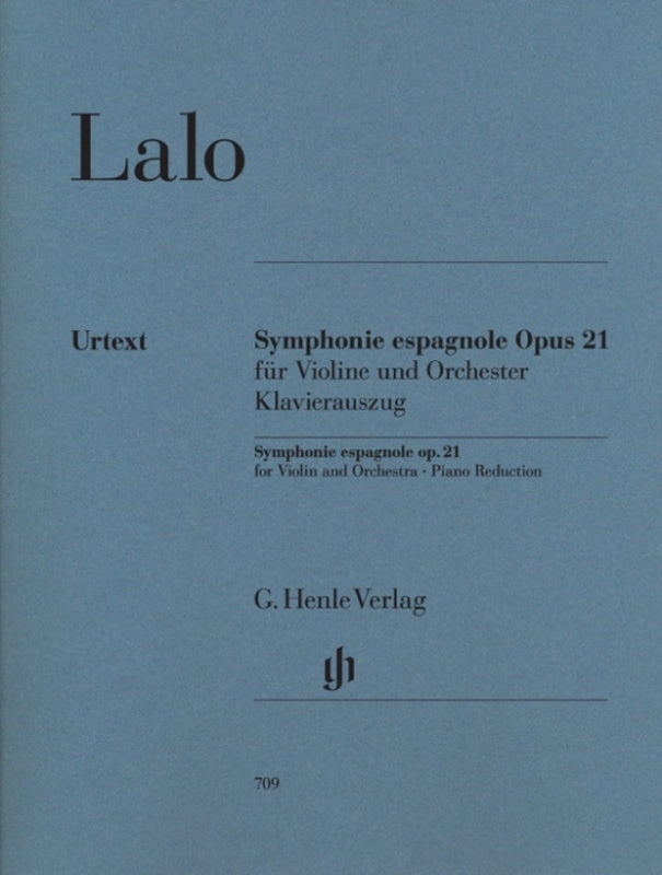 Symphony Espagnole Op 21 Violin/Piano Urtext Book