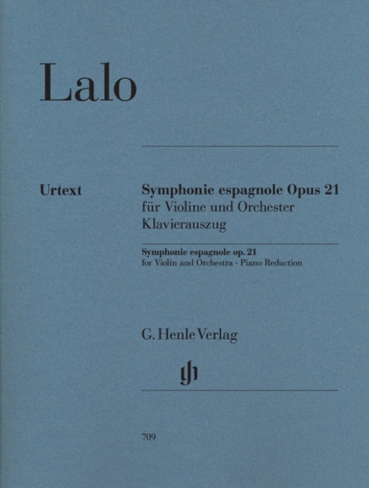Symphony Espagnole Op 21 Violin/Piano Urtext Book
