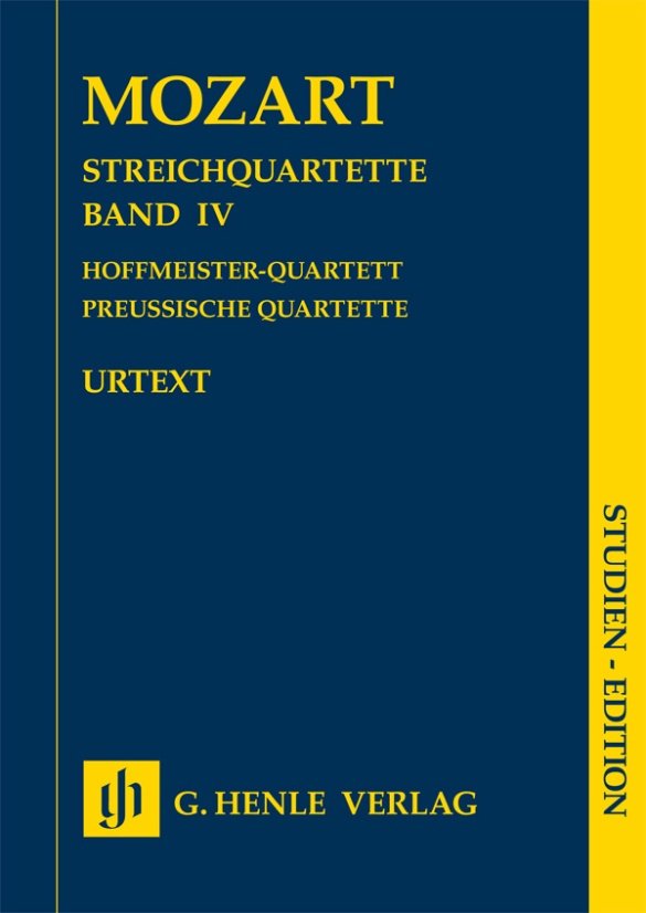 Mozart: String Quartets, Vol. 4 — Study Score (G. Henle Verlag)