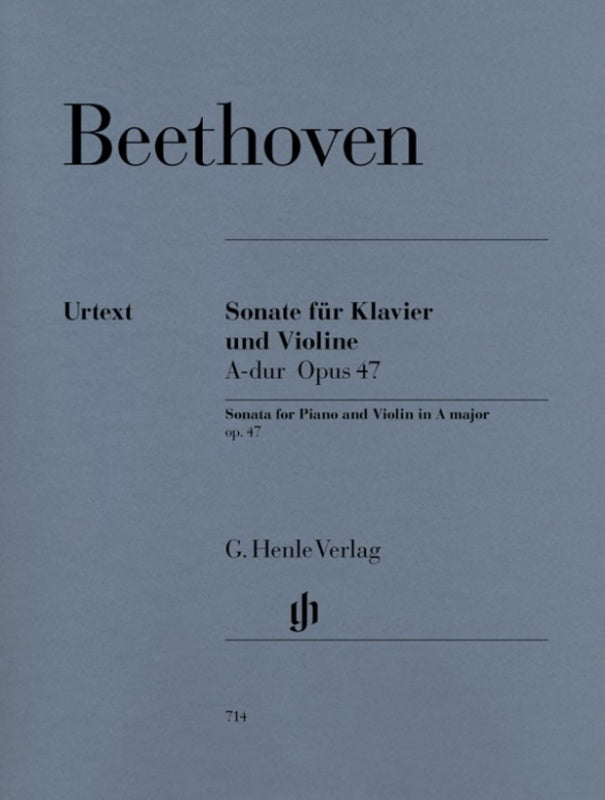 Beethoven - Sonata A Op 47 Violin/Piano Book