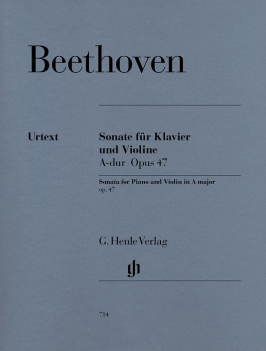 Beethoven - Sonata A Op 47 Violin/Piano Book