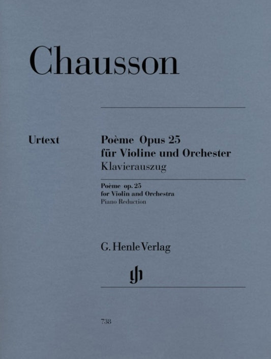 Poeme Op 25 Violin/Piano Book