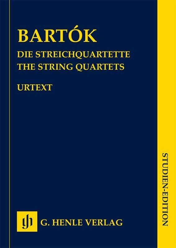 Bela Bartok - The String Quartets 6 Study Scores in Slipcase by G. Henle Verlag