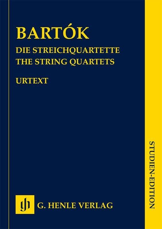 Bela Bartok - The String Quartets 6 Study Scores in Slipcase by G. Henle Verlag