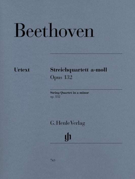 Beethoven - String Quartet Op 132 A Minor Urtext (Set Of Parts) Book