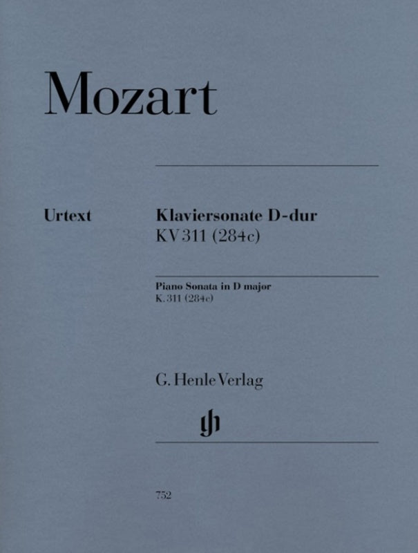 Mozart - Sonata D Maj K 311 Urtext (Softcover Book)