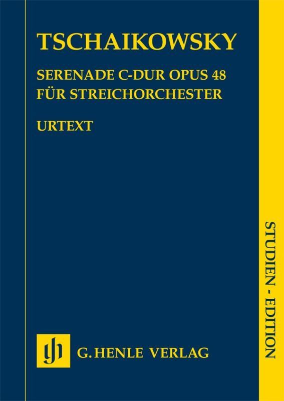 Tchaikovsky Serenade in C Major Op. 48 String Orchestra Study Score
