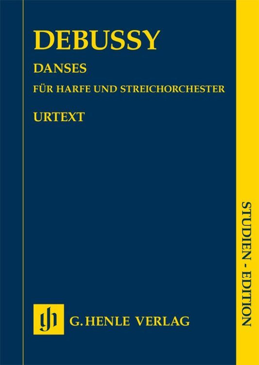 Debussy - Danses for Harp and String Orchestra Study Score