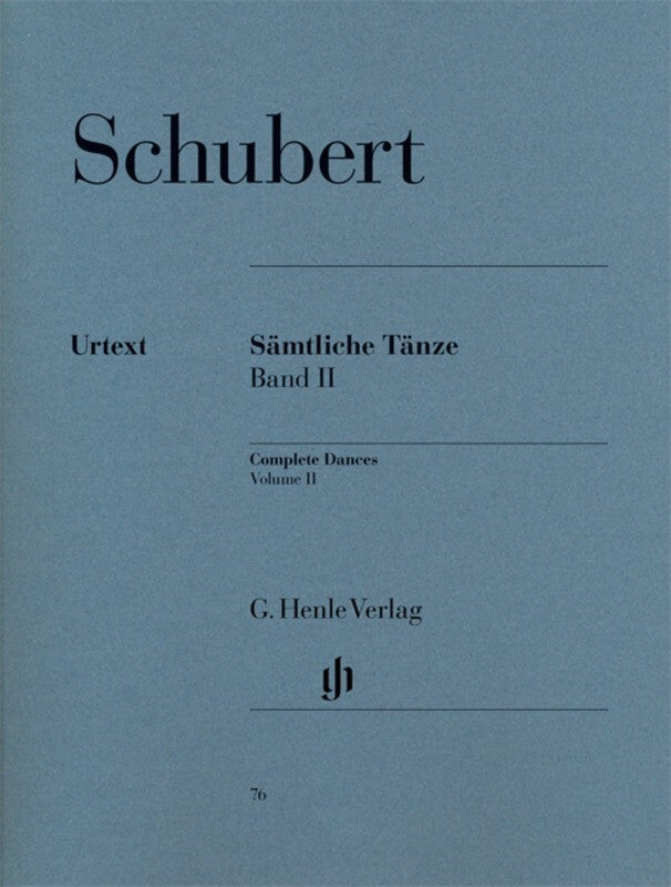 Schubert - Compelete Dances Vol 2 (Softcover Book)