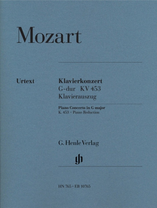 Mozart - Concerto K 453 G 2P 4H Urtext (Softcover Book)