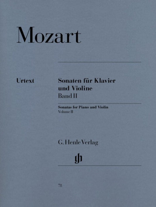 Violin Sonatas Book 2 Nos 7-12 K296 K376-K380 (Softcover Book)