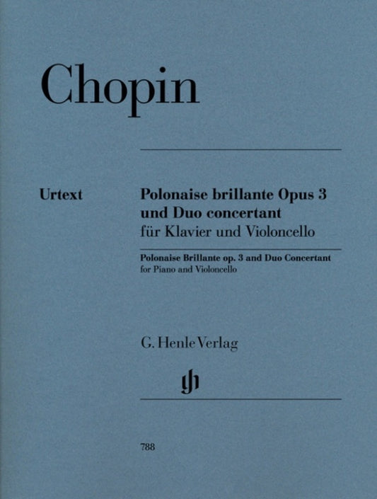 Introduction And Polonaise Op 3 Grand Duo Vc/Piano (Softcover Book)