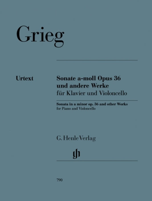 Sonata Op 36 A Min And Other Works Vlc Piano (Softcover Book)
