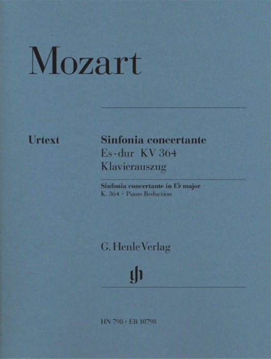 Sinfonia Concertante E Flat K 364 Violin/Viola/Piano (Set Of Parts) Book