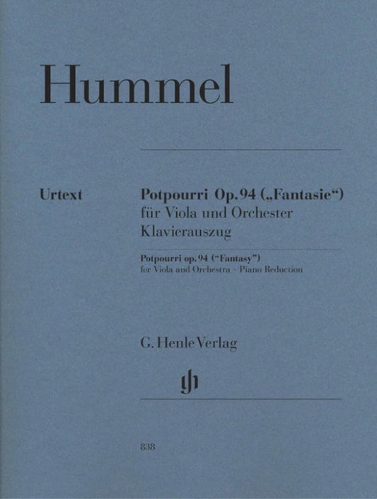 Potpourri Op 94 Vla/Piano (Softcover Book)