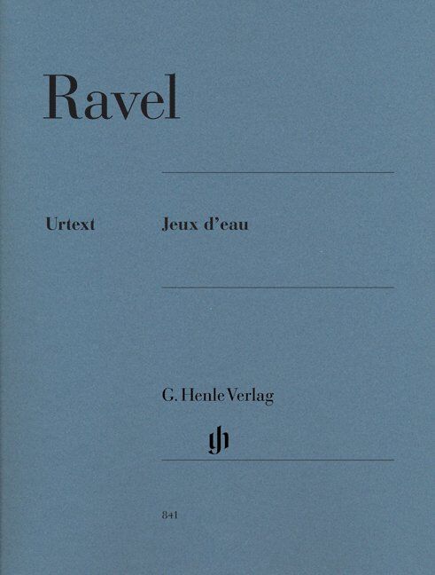 Ravel - Jeux d'eau Urtext for Piano Solo, 22 Pages by G. Henle Verlag — view 2