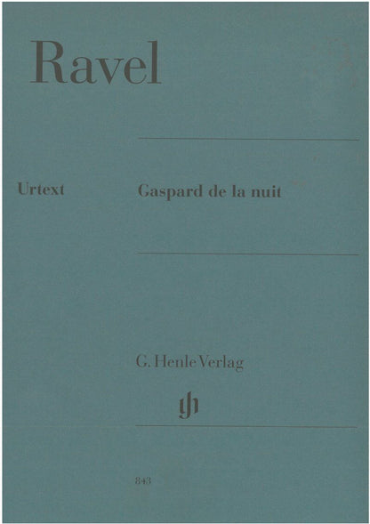 Ravel - Gaspard de la Nuit Urtext for Piano Solo, 54 Pages, G. Henle Verlag