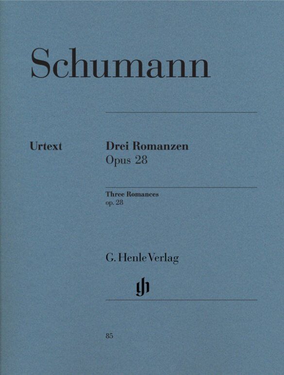 Schumann - 3 Romances Op. 28 Piano Urtext Edition