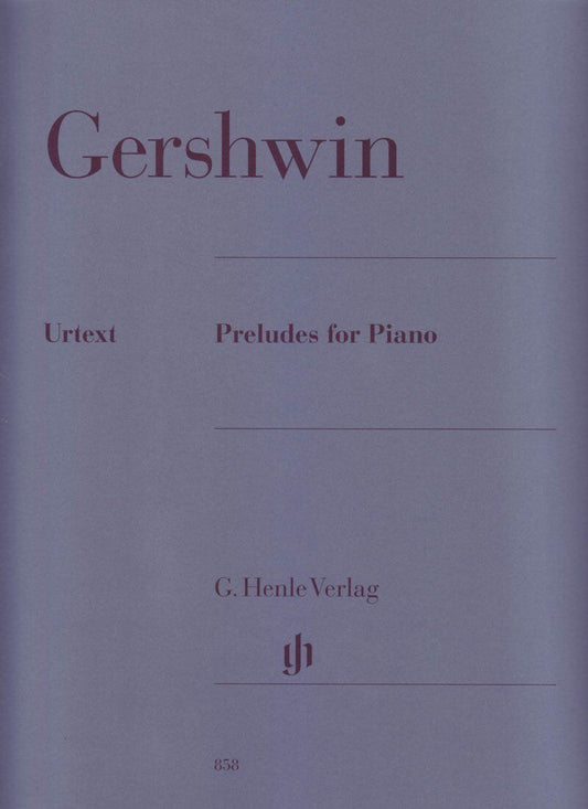 Gershwin - 3 Preludes for Piano Urtext Edition, Edited by Norbert Gertsch, Fingering by Andreas Boyde, 22 Pages