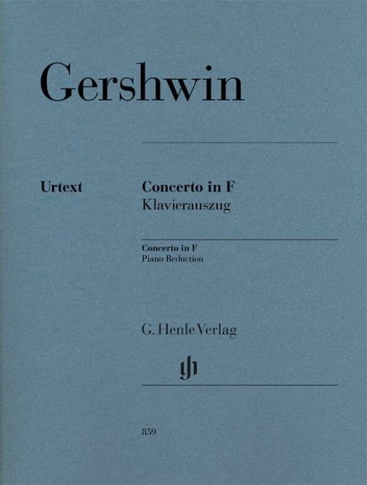Gershwin - Concerto in F for 2 Pianos 4 Hands, Urtext Edition by G. Henle Verlag, 86 Pages