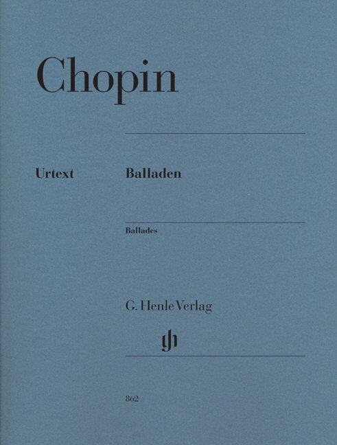 Chopin - Ballades Urtext Edition by Mullemann & Theopold for Piano Solo, 92 Pages — view 2