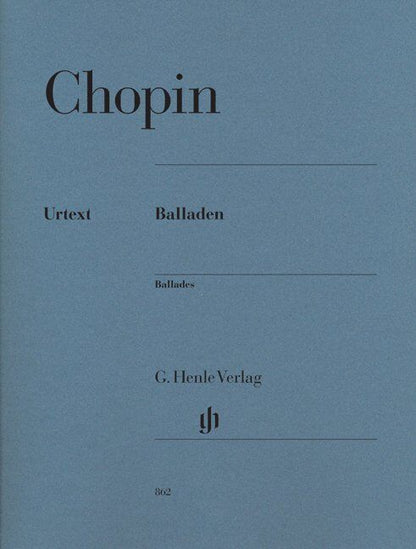 Chopin - Ballades Urtext Edition by Mullemann & Theopold for Piano Solo, 92 Pages — view 2