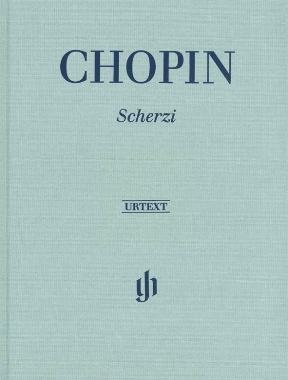 Chopin Scherzi Clothbound Urtext Edition by G. Henle Verlag, 128 Pages, Piano