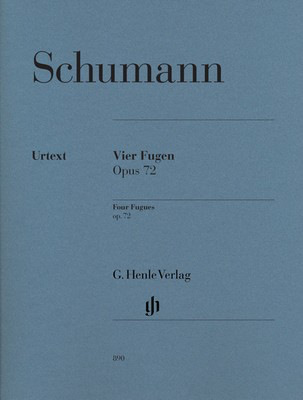 Four Fugues Op. 72 for Piano Solo by Schumann