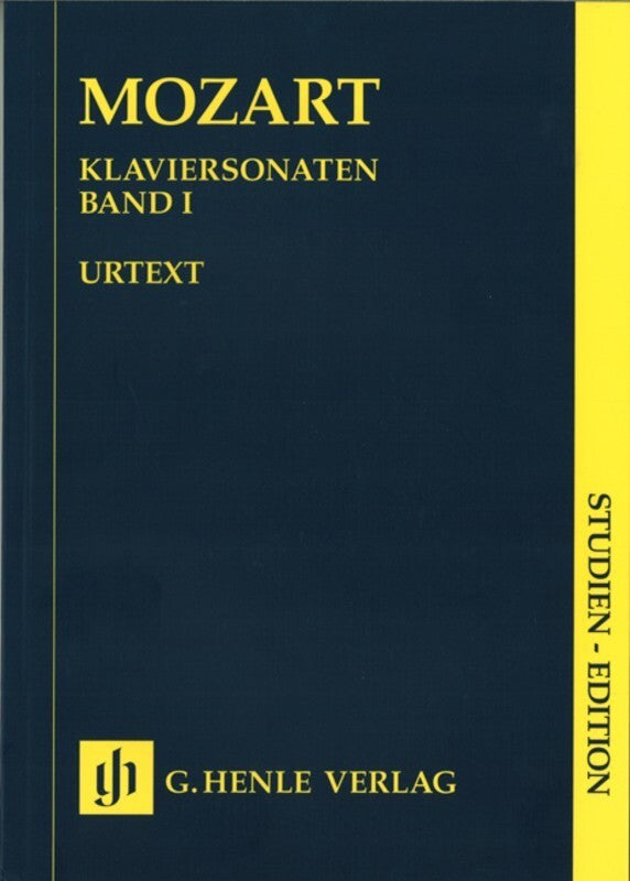 Mozart - Piano Sonatas Vol 1 Study Score Book