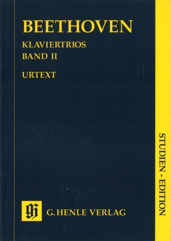 Piano Trios Book 2 Study Score Book