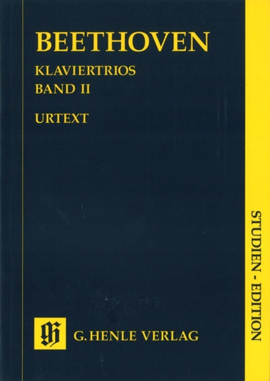 Piano Trios Book 2 Study Score Book