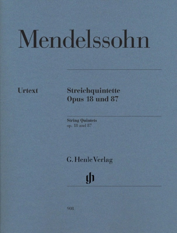 String Quintets 2 Op 18 Op 87 2 Violin 2 Viola Vc (Set Of Parts) Book