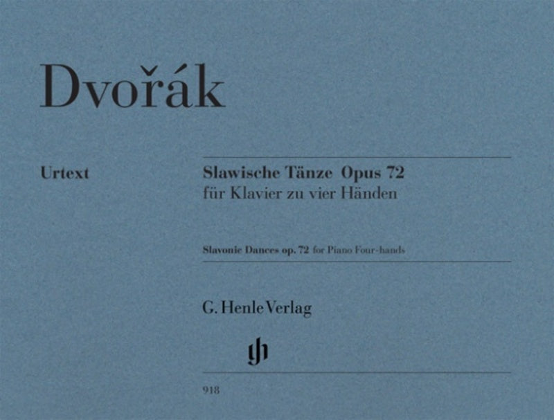 Dvorak - Slavonic Dances Op 72 Piano Duet (Softcover Book)
