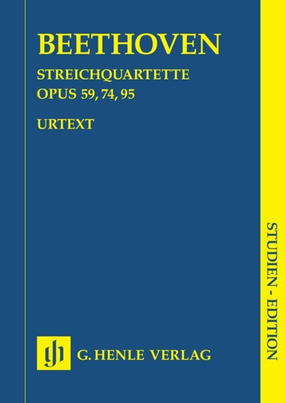 String Quartet Op 59 74 95 (Music Score) Book
