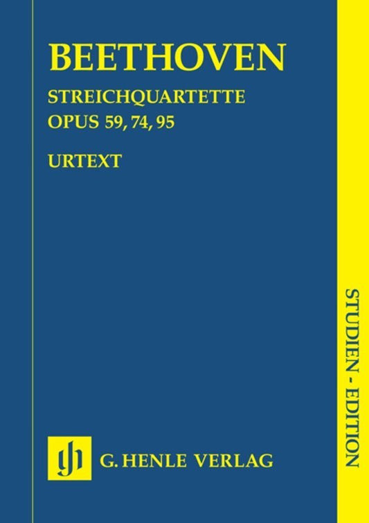 String Quartet Op 59 74 95 (Music Score) Book