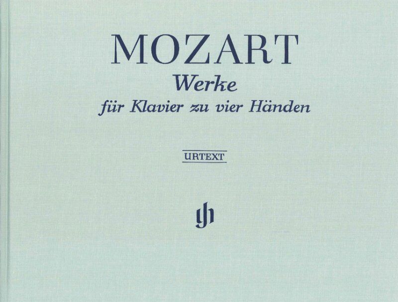 Mozart Works for Piano 4 Hands Clothbound Urtext by G. Henle Verlag