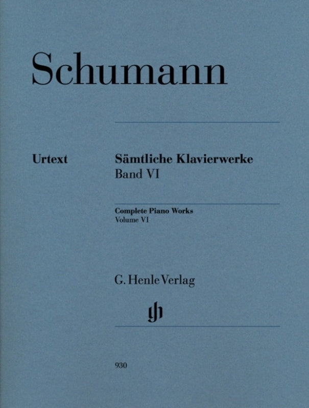 Schumann - Complete Piano Works Vol 6 (Softcover Book)